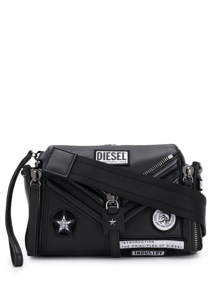 Diesel Le-zipper Crossbody Bag - Black