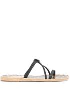 Ancient Greek Sandals Spetses Sandals - Black