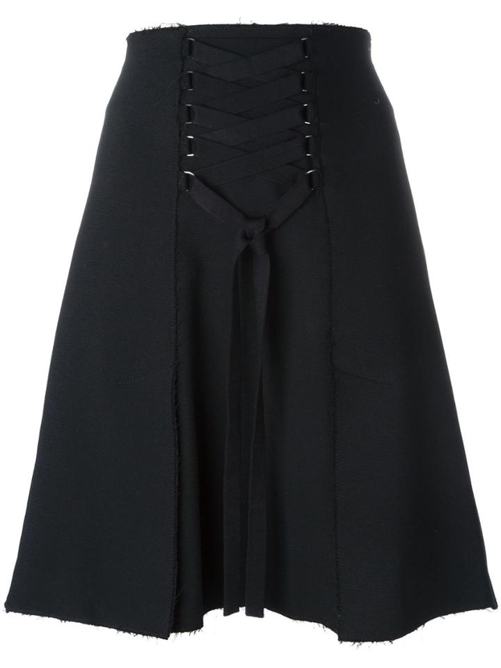Proenza Schouler Corset Detail A-line Skirt - Black