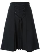 Proenza Schouler Corset Detail A-line Skirt - Black
