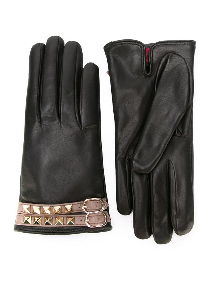 Valentino 'rockstud' Gloves
