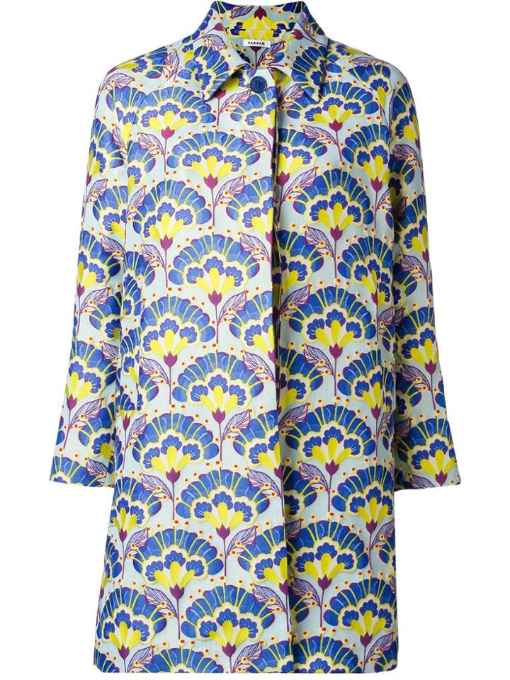 P.a.r.o.s.h. Polline Floral Coat - Multicolour