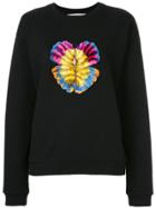 Mary Katrantzou Butterfly Embroidered Sweatshirt - Black