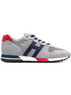 Hogan Panelled H Sneakers - Grey