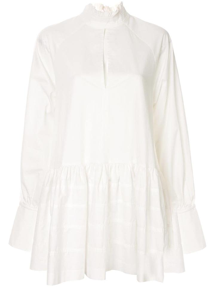 Camilla And Marc Zeta Shirting Mini Dress - White