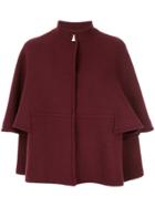 Gianluca Capannolo Cropped Sleeves Oversized Jacket - Pink & Purple