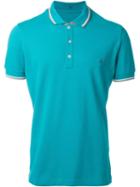 Fay Logo Polo Shirt, Men's, Size: Xl, Blue, Cotton/spandex/elastane