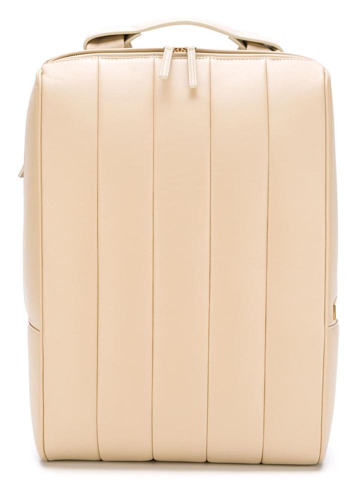 Chalayan Inertia Backpack, Nude/neutrals, Calf Leather/metal Other/canvas
