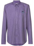 Kenzo Classic Embroidered Logo Shirt - Purple