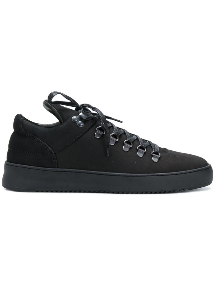 Filling Pieces Lace Up Sneakers - Black