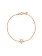 Alinka Stasia 18kt Rose Gold Diamond Star Bracelet - Metallic