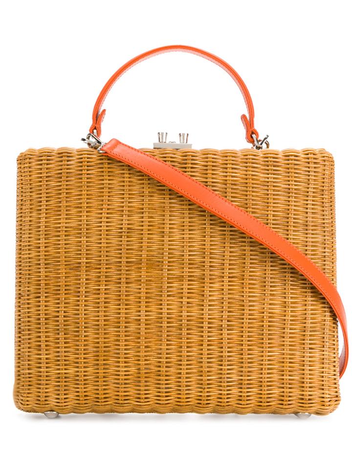 Rodo Basket Shoulder Bag - Nude & Neutrals
