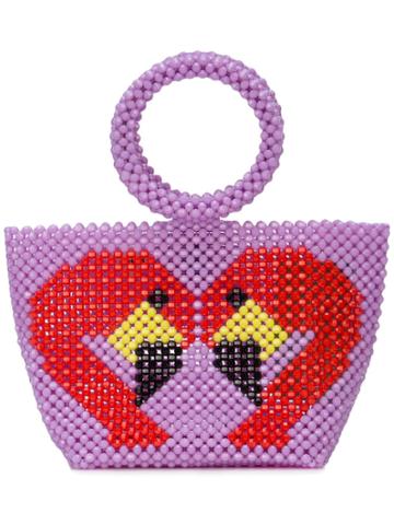 Delduca Swan Mini Bag - Purple