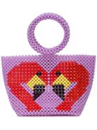 Delduca Swan Mini Bag - Purple