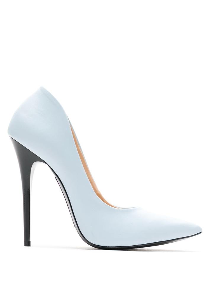 À La Garçonne + Vera Roloff Just Impossible Pumps - Blue