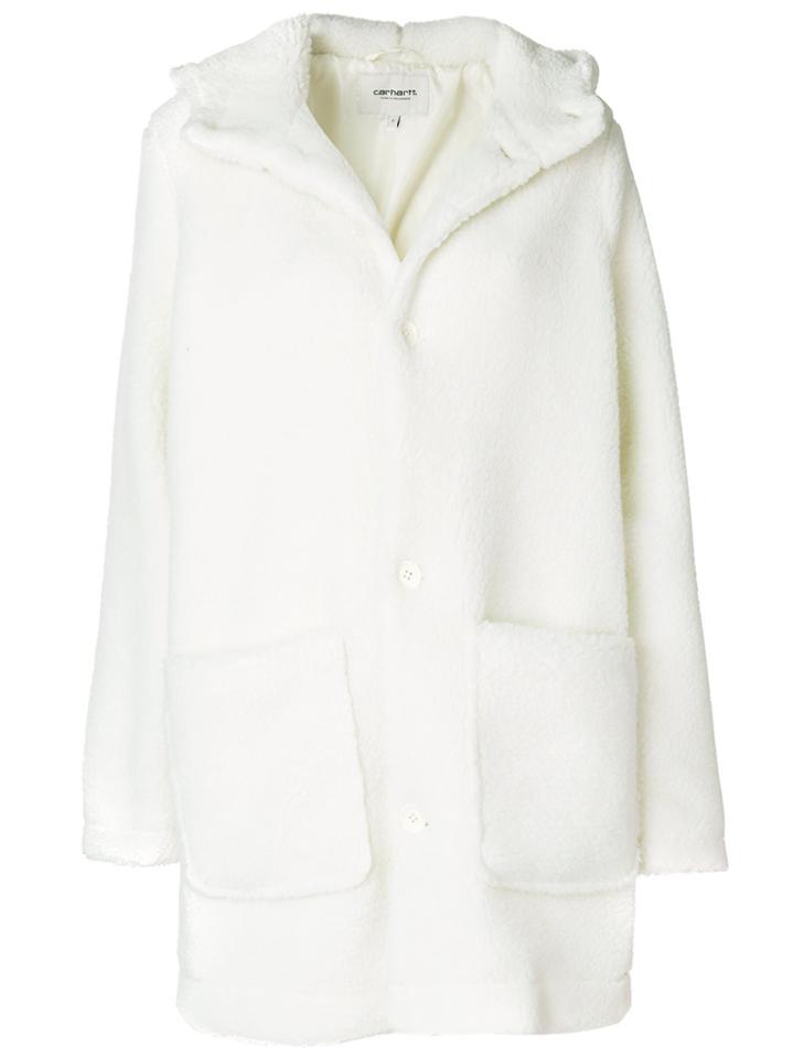 Carhartt Faux Fur Hooded Coat - Nude & Neutrals