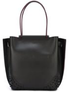 Tod's Contrast Handle Tote Bag