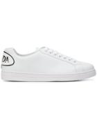 Prada Logo-patch Sneakers - White