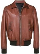 Tom Ford Classic Leather Jacket - Brown