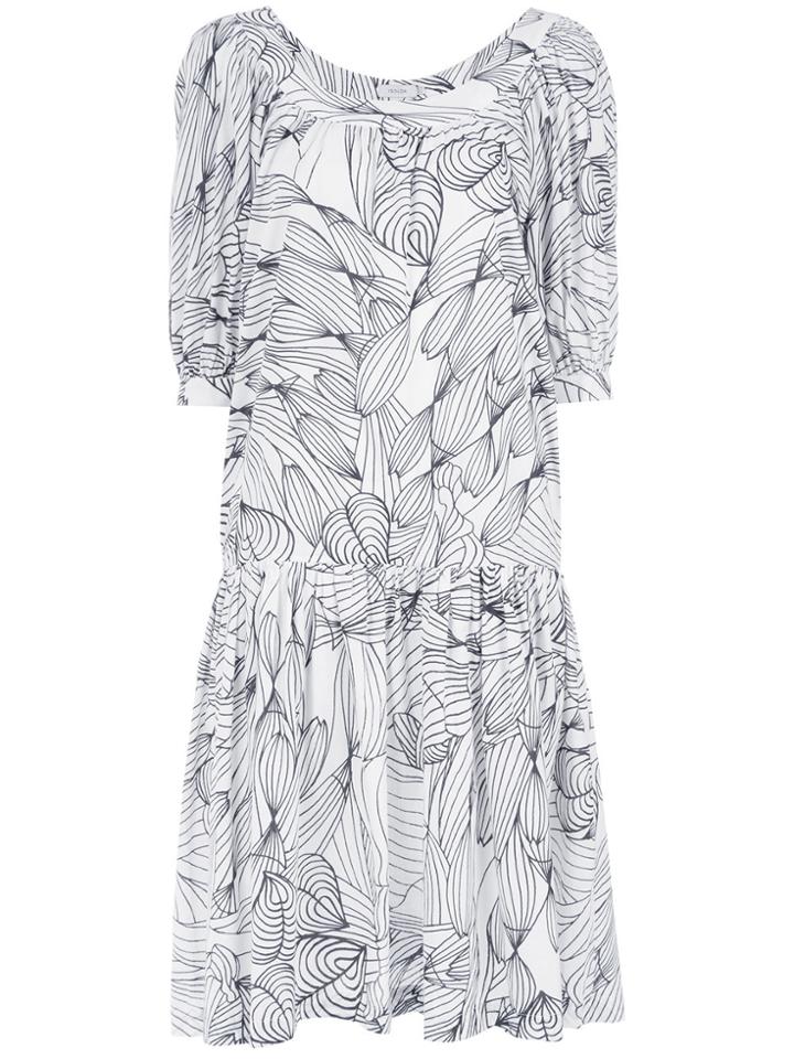 Isolda Printed Dress - Blue