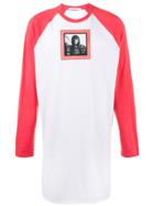 Givenchy Native American Oversized Baseball Top - Red