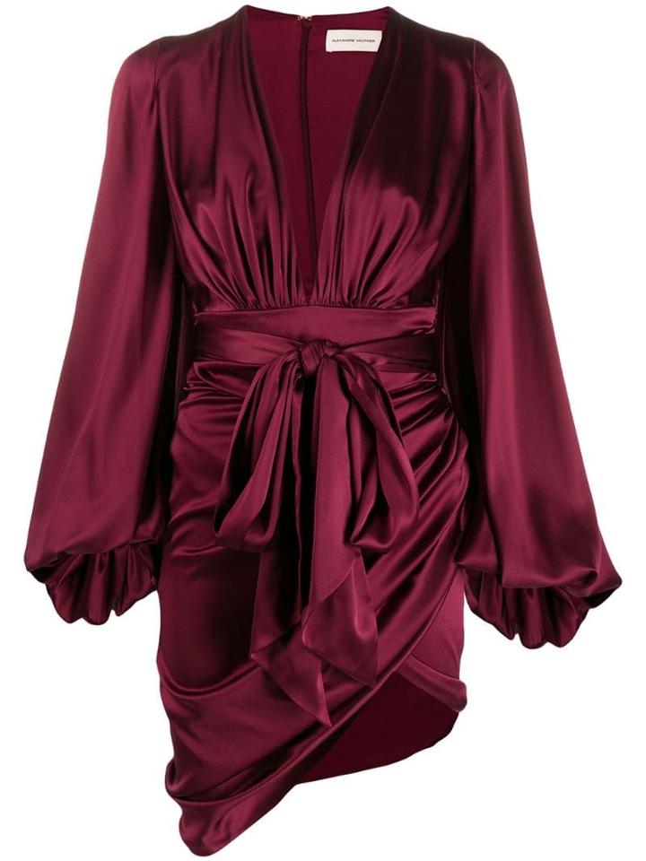 Alexandre Vauthier Asymmetric Wrap-style Dress - Red