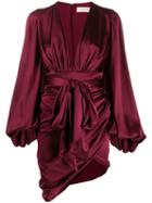 Alexandre Vauthier Asymmetric Wrap-style Dress - Red