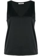 Styland V-neck Tank - Black