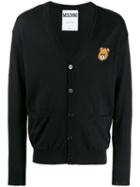 Moschino Teddy Bear Knitted Cardigan - Black