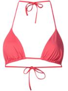 Onia 'megan' Triangle Bikini Top, Women's, Size: Xl, Red, Nylon/spandex/elastane