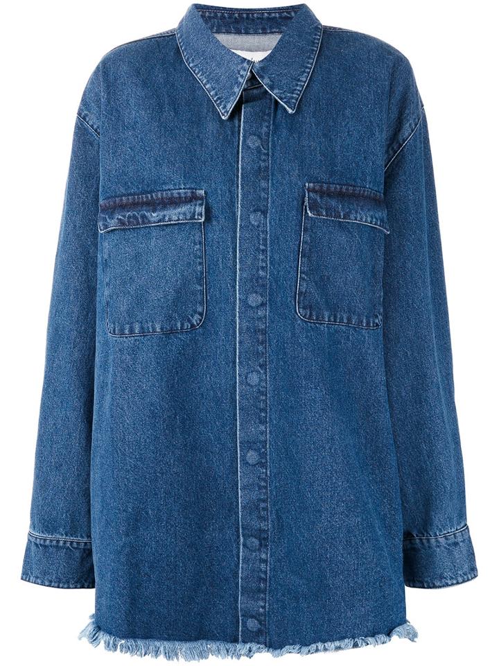 Marques'almeida Denim Jacket, Women's, Size: Xs, Blue, Cotton