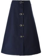 Marni Hook And Eyelet Skirt - Blue