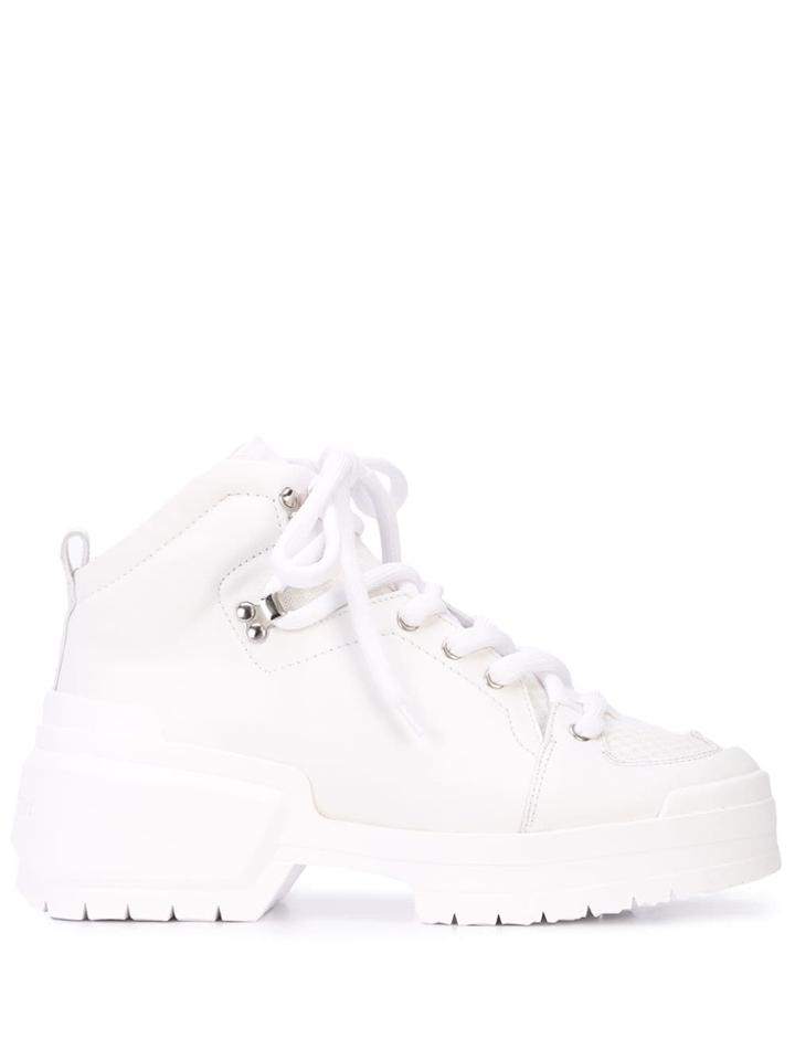 Pierre Hardy Chunky Sole Sneakers - White