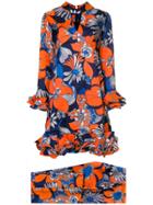 William Vintage 1969 Floral Blouse & Trousers - Multicolour