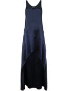 Narciso Rodriguez Asymmetric Silk Dress