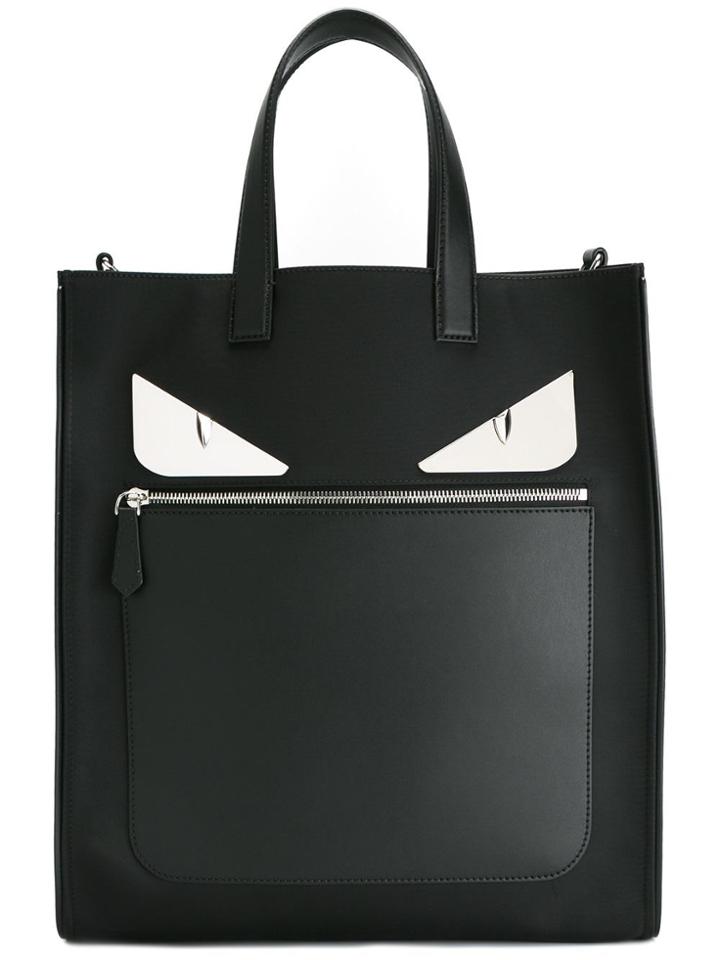Fendi Bag Bugs Shopper Tote - Black