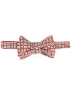 Gieves & Hawkes Textured Bow Tie - Yellow & Orange
