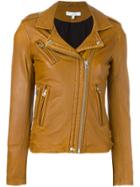 Iro Leather Biker Jacket - Brown