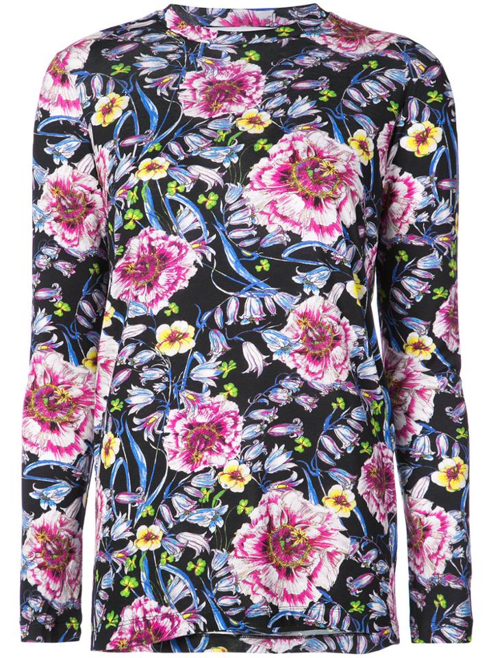 Prabal Gurung Floral Tee - Black