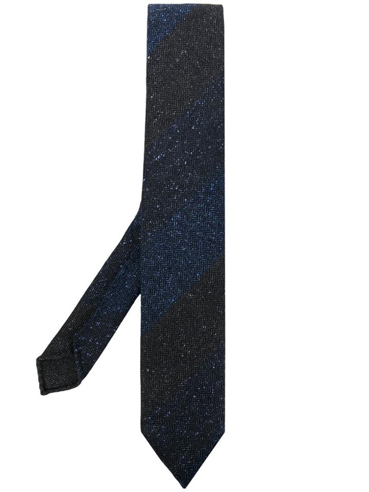 Lardini Herringbone Tie - Blue