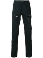 Versace Zipped Pockets Slim-fit Trousers - Blue