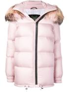 Mr & Mrs Italy Hooded Padded Jacket - Pink