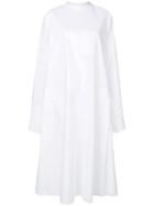 Mm6 Maison Margiela - Long-sleeved Dress - Women - Cotton - 40, White, Cotton