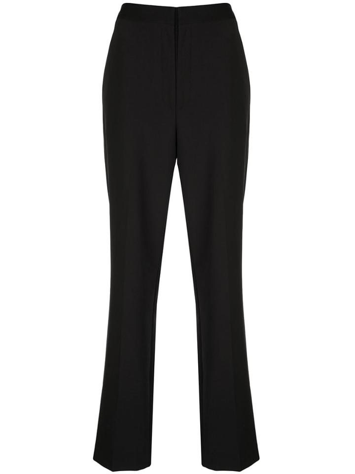 Tibi Tropical Mid-rise Trousers - Black