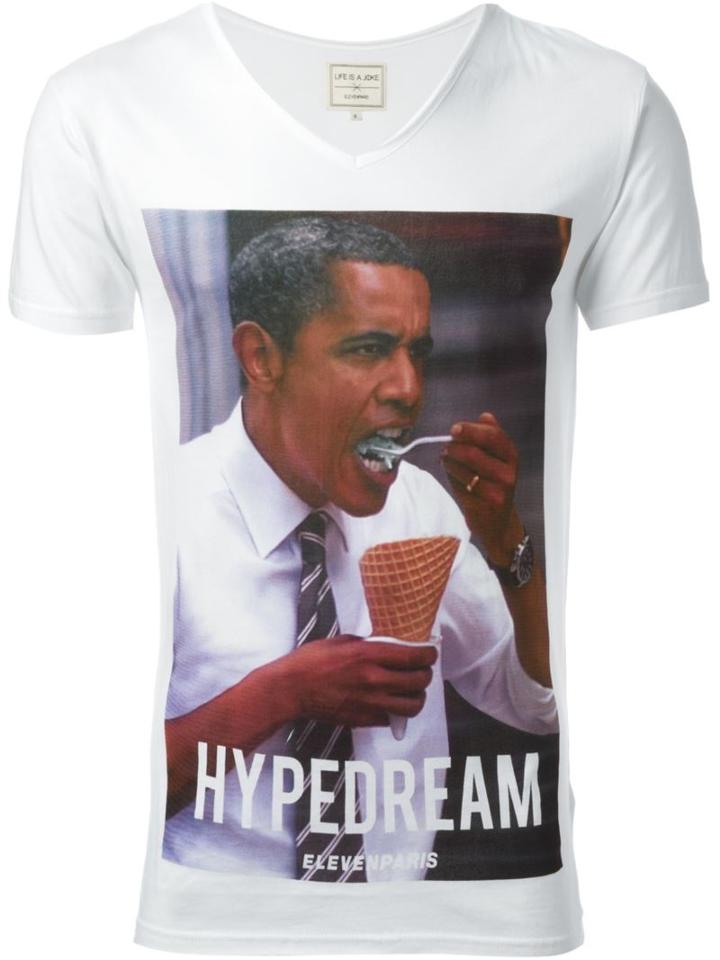 Eleven Paris 'haba M' Print Obama T-shirt