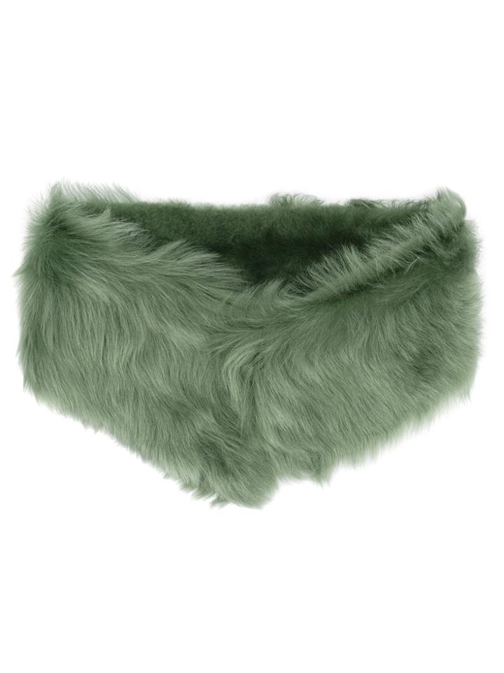 Desa 1972 Faux Leather Collar - Green