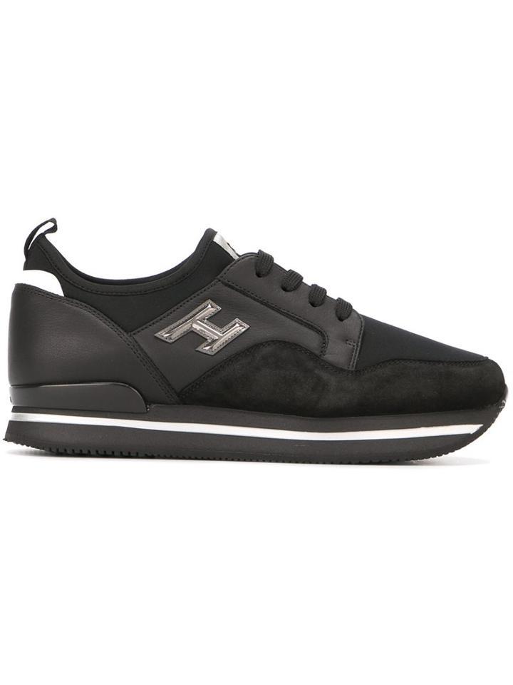 Hogan Contrast Logo Patch Sneakers