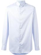 Giorgio Armani Classic Shirt, Men's, Size: Medium, Blue, Cotton