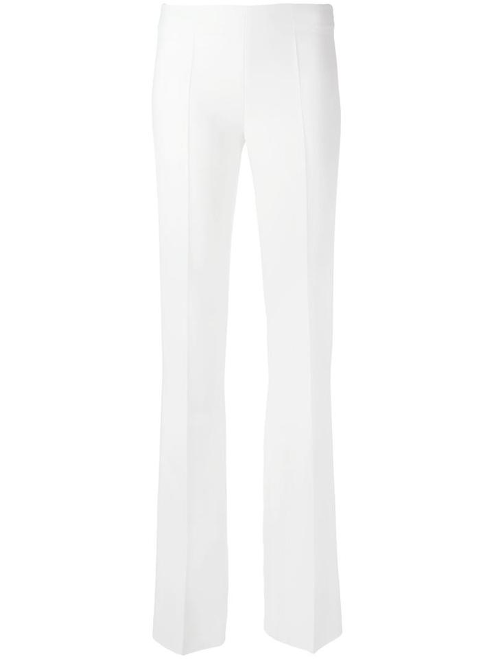 Antonio Berardi Tailored High-waisted Trousers, Women's, Size: 42, White, Rayon/spandex/elastane