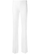 Antonio Berardi Tailored High-waisted Trousers, Women's, Size: 42, White, Rayon/spandex/elastane